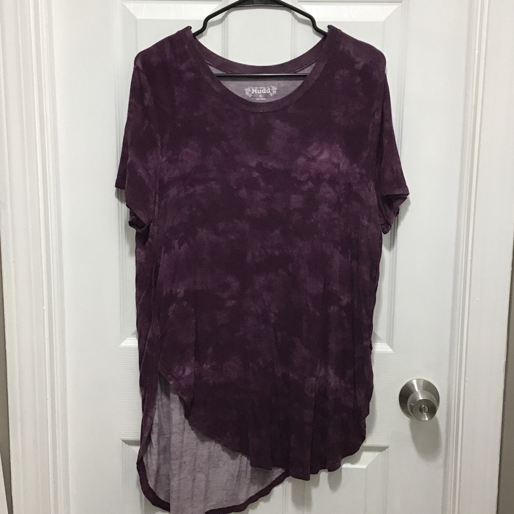 Purple tie dye shirt